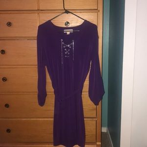 MICHAEL by Michael Kors eggplant dress sz Medium